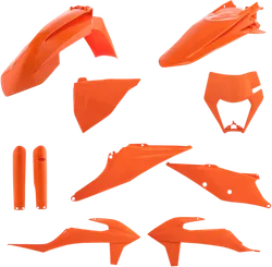 Acerbis Complete Plastic Fender Body Kit Orange