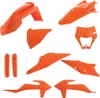 Acerbis Complete Plastic Fender Body Kit Orange