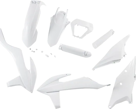 Acerbis Complete Plastic Fender Body Kit OE White