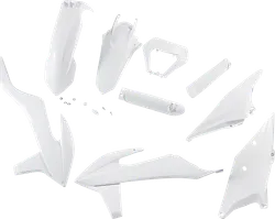 Acerbis Complete Plastic Fender Body Kit OE White