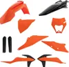 Acerbis Complete Plastic Fender Body Kit OE Orange/Black