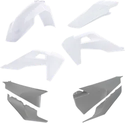 Acerbis Plastic Fender Body Kit White Grey