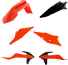 Acerbis Plastic Fender Body Kit Orange Black