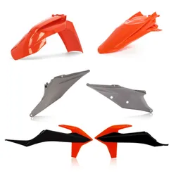 Acerbis Plastic Fender Body Kit 2021 OE Orange Black
