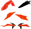 Acerbis Plastic Fender Body Kit 2021 OE Orange Black