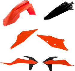 Acerbis Plastic Fender Body Kit OE Orange Black