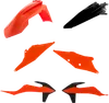 Acerbis Plastic Fender Body Kit OE Orange Black