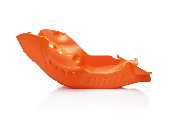Acerbis Polypropylene Chassis Belly Skid Plate Orange White