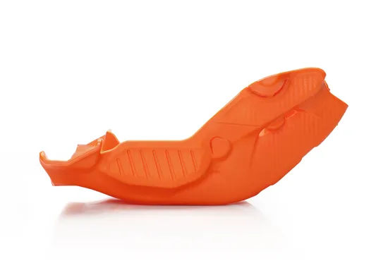 Acerbis Polypropylene Chassis Belly Skid Plate Orange White
