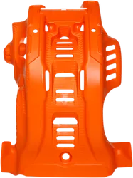 Acerbis Polypropylene Chassis Belly Skid Plate Orange White