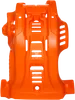 Acerbis Polypropylene Chassis Belly Skid Plate Orange White