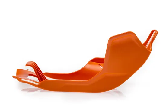 Acerbis Polypropylene Chassis Belly Skid Plate Orange White