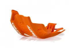 Acerbis Polypropylene Chassis Belly Skid Plate Orange White