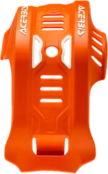 Acerbis Polypropylene Chassis Belly Skid Plate Orange White