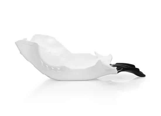 Acerbis Chassis Belly Skid Plate White Black Large