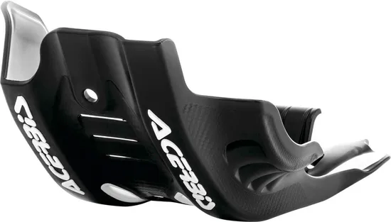 Acerbis Polypropylene Chassis Belly Skid Plate Black White