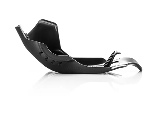 Acerbis Polypropylene Chassis Belly Skid Plate Black White