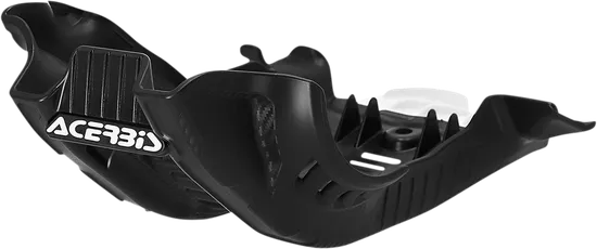 Acerbis Polypropylene Chassis Belly Skid Plate Black White