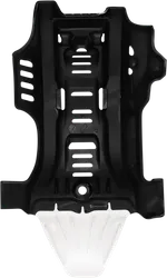 Acerbis Polypropylene Chassis Belly Skid Plate Black White