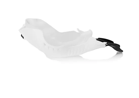 Acerbis Polypropylene Chassis Belly Skid Plate White Black