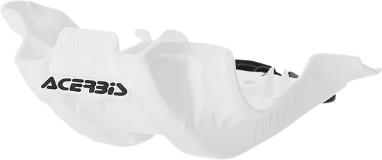 Acerbis Polypropylene Chassis Belly Skid Plate White Black