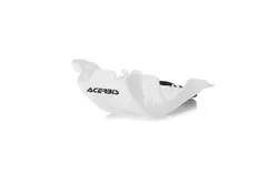 Acerbis Polypropylene Chassis Belly Skid Plate White Black
