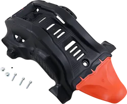 Acerbis Polypropylene Chassis Belly Skid Plate Black Orange