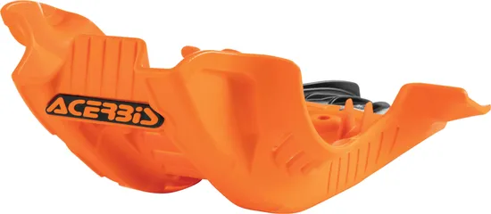 Acerbis Polypropylene Chassis Belly Skid Plate Orange Black