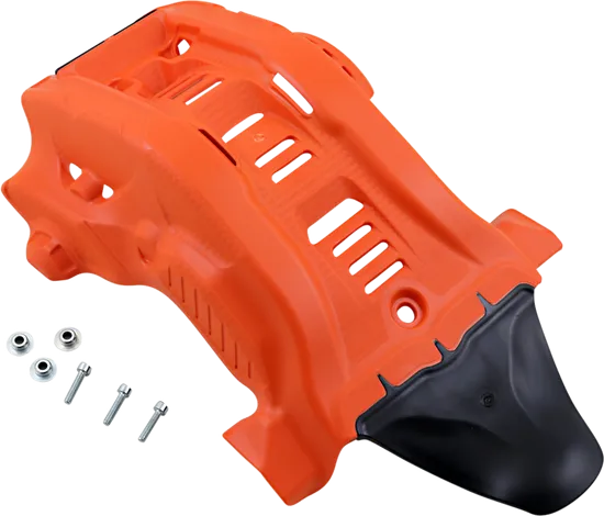 Acerbis Polypropylene Chassis Belly Skid Plate Orange Black