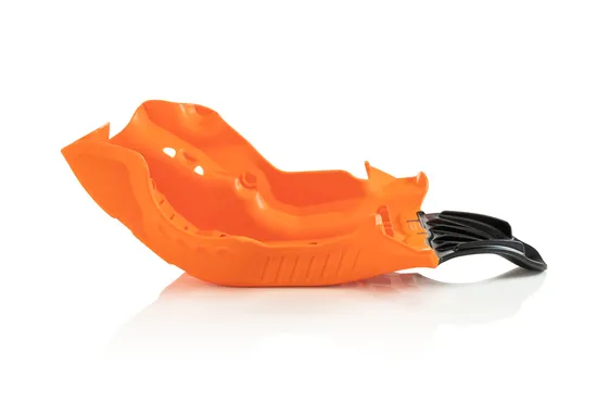 Acerbis Polypropylene Chassis Belly Skid Plate Orange Black
