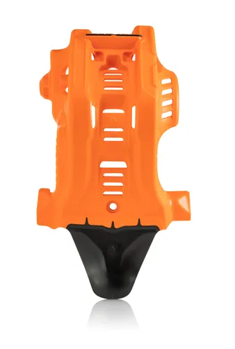 Acerbis Polypropylene Chassis Belly Skid Plate Orange Black