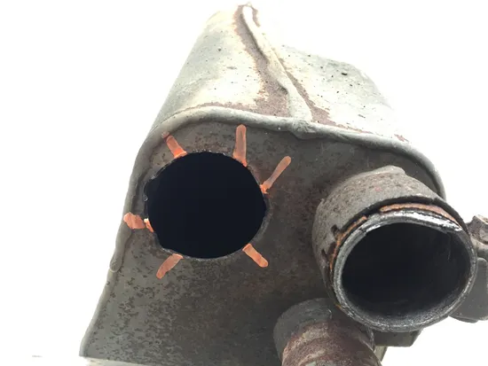 Full Exhaust Muffler Pipe System 1998 Suzuki Intruder 1500 VL1500 2987A x