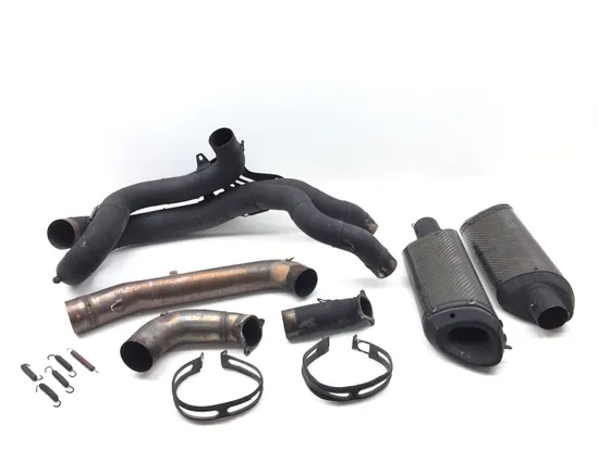 Carbon Fiber Full Exhaust Muffler System 2011 Ducati 848 EVO 2826A x