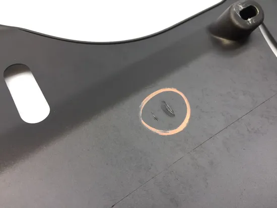 Right Side Mid Lower Fairing Cover 2011 Ducati 848 EVO 2826A x