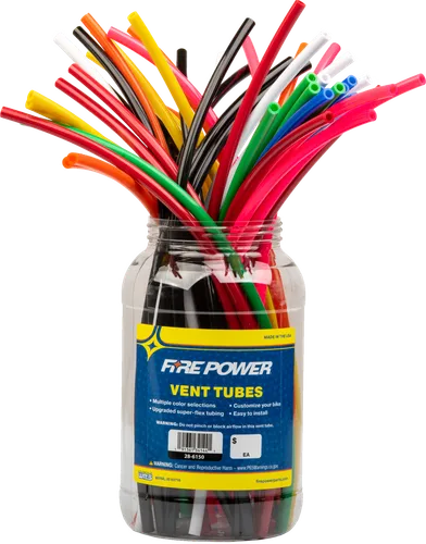 Fire Power Multi Color Gas Fuel Petrol Cap 18 in Vent Hose 50 Pack