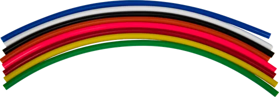 Fire Power Multi Color Gas Fuel Petrol Cap 18 in Vent Hose 50 Pack