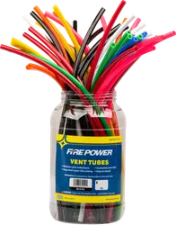 Fire Power Multi Color Gas Fuel Petrol Cap 18 in Vent Hose 50 Pack