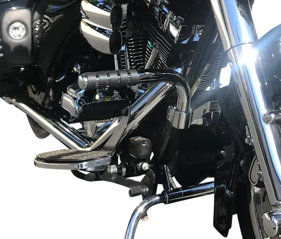 Lindby Adjustable Footrest Chrome Footpegs Foot Peg Rest