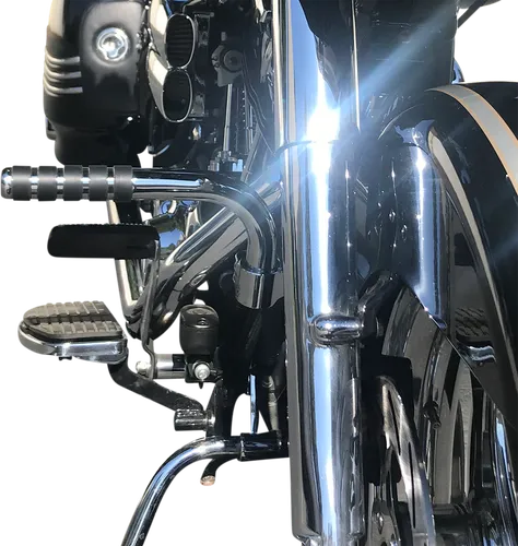 Lindby Adjustable Footrest Chrome Footpegs Foot Peg Rest