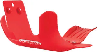Acerbis Polypropylene Chassis Belly Skid Plate Red