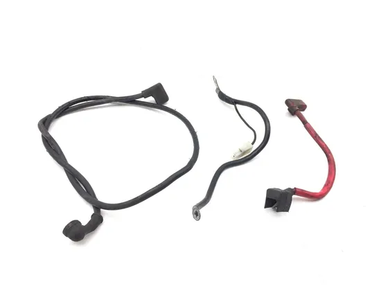 Positive Negative Battery Wires 05 Yamaha V Star 1100 XVS1100AT Silverado 2960A