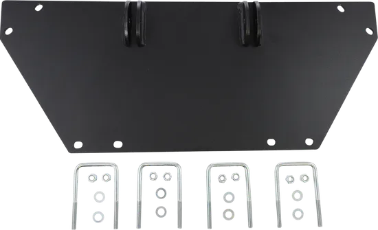 Moose Utility Black Steel Snow Plow Bottom Mount Plate