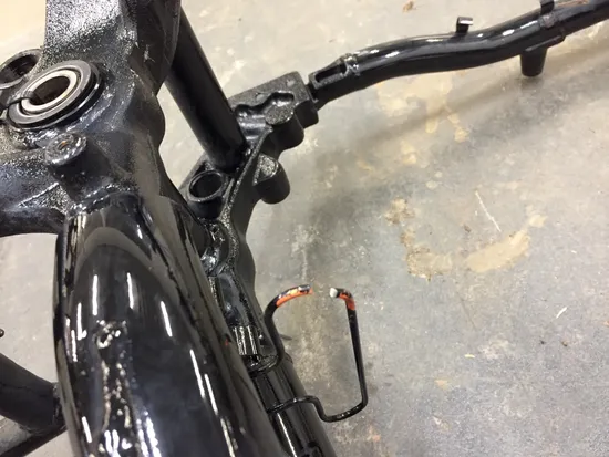 Main Frame Chassis 2002 Kawasaki Vulcan 1500 VN1500P Mean Streak 2952A x