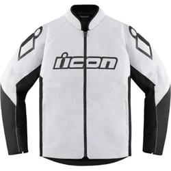 Icon Adult Men Hooligan Jacket 2XL White