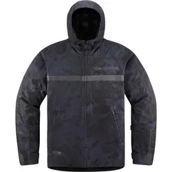 Icon Adult Men PDX3 Jacket Black Gray XL