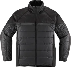 Icon Adult Men Ghost Puffer Jacket Black XL