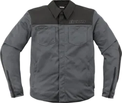 Icon Adult Men Upstate Mesh CE Jacket Gray S