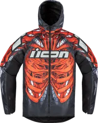 Icon Adult Men Airform Manik'r Jacket L Black Red