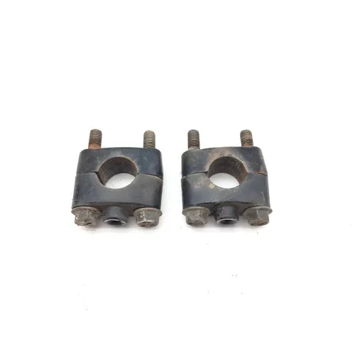 Handlebar Handle Bar Mount Clamps 7/8 2005 Suzuki Eiger 400 LTF400F Manual 3018A 3