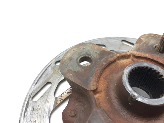 Front Wheel Hub with Rotor A 2007 Yamaha Grizzly 700 YFM700FGPOH 4x4 2969A x